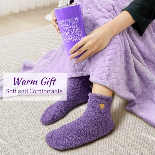 Lavender Spa Gift Set for Women - 16-Piece Relaxation Self-Care Gift Basket