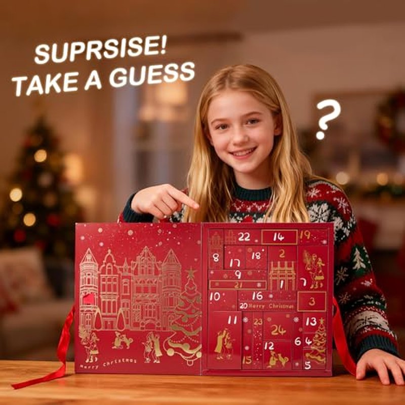 Makeup Advent Calendar 2025 for Women & Teen Girls, Xmas Countdown Calendar, 24 Days Christmas Gift Sets Full Makeup Kit Gift