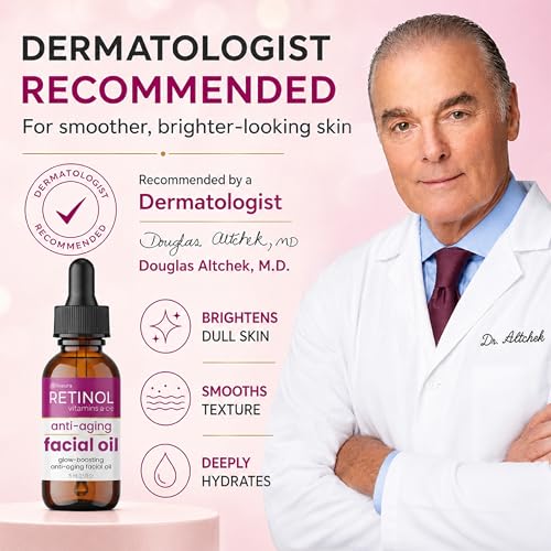 Retinol Face Oil for Hydrating Anti-Aging Glow - Nourishing Facial Oil