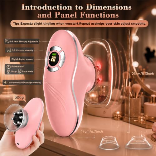 Electric Lymphatic Contour Face & Body Brush Pink for Jawline, Neck & Body