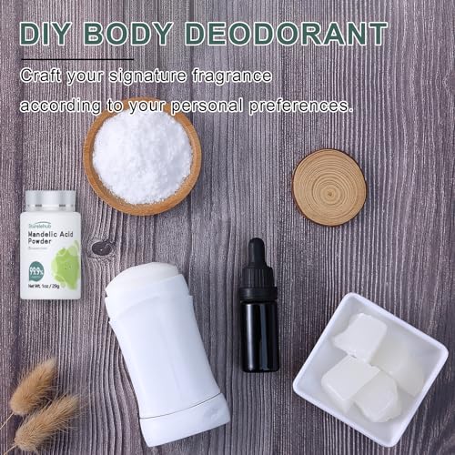 Mandelic Acid Powder, 1OZ 99.9% Purity, Natural, Cosmetic Grade, DIY Mandelic Acid Serum, Mandelic Acid Peel/Mask, Make Your Own Mandelic Acid Cream, Moisturizer