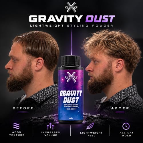 Men's Volumizing Hair Powder with Matte Finish - Natural Texture & All-Day Hold