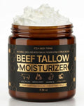 Grass-Fed Organic Tallow & Honey Skin & Face Balm - Deep Moisturizer, Barrier Repair, 3.38 oz