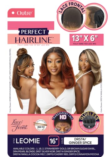Outre Lace Front Wig 13x6 - Leomie Vanilla Cocoa Melt - Hand-Tied & Pre-Plucked