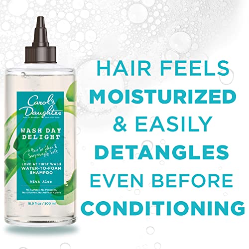 Shampoo - 16.9 Fl Oz Pack of 2, Sulfate-Free Micellar Hair Cleanser with Aloe
