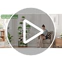 8-Tier Indoor Plant Stand with Grow Lights - Tall S-Shaped Corner Shelf - Brown - 62"