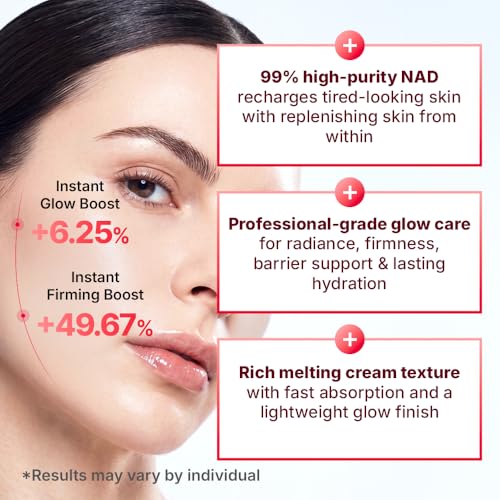 Glow Boost Face Cream with NAD-PRIZCELL for Radiance & Firmness - 50ml