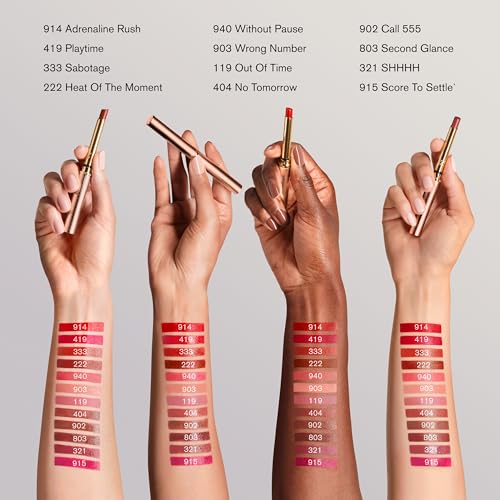 Est?e Lauder Pure Color Explicit Long-Lasting Slick Shine Slim Lipstick for Women | Plumping & Hydrating