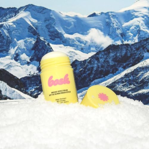 Bask SPF 50 Sunscreen Stick ? Fragrance Free, Reef Safe Face & Lip Sunblock for Skiing, Snowboarding & Winter Sports ? Broad Spectrum, Moisturizing & Travel-Friendly Sun Stick, 1oz