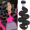 Unprocessed Brazilian Body Wave Hair Bundle - 22 Inch Natural Black #1B