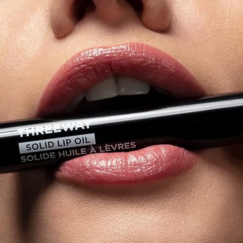 Deck of Scarlet Threeway Solid Lip Oil Vegan Lip Gloss with Hyaluronic Acid - Natural Nectar