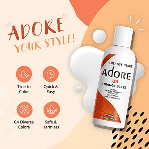 Adore Clover Semi-Permanent Hair Color 4 oz (118 ml) - Trio Pack