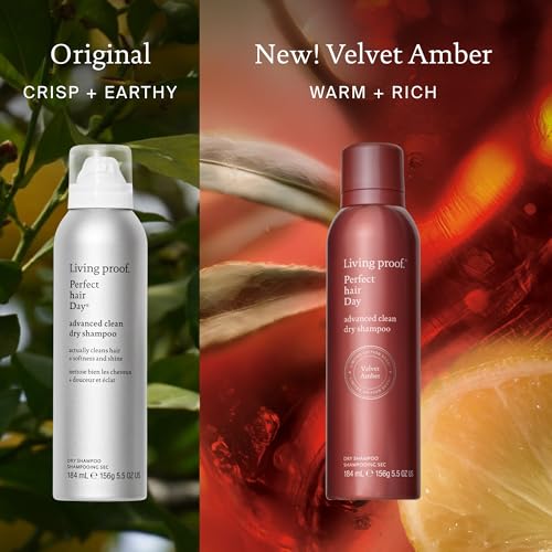Living Proof Perfect Hair Day Dry Shampoo Velvet Amber 5.5 oz - Cleans & Adds Shine