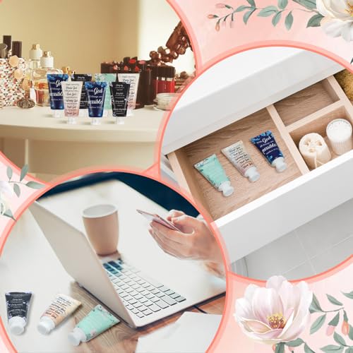 72 Pcs Christian Hand Cream Gift Set - Mini Travel Size Bible Verse Moisturizers - Variation of THIS listing