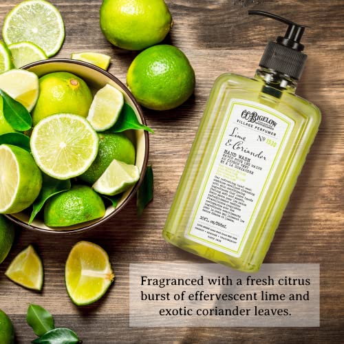 Moisturizing Hand Wash with Aloe Vera & Lime Coriander Set - Pack of 2, 10 fl oz
