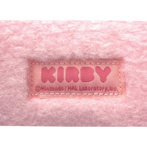 Kirby Fluffy Pouch (Smile) ? 8.7 Inch Plush Cosmetic Bag, Jewelry Organizer, Travel Storage Case