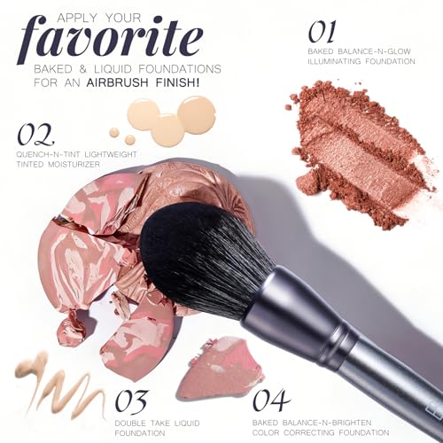 BS-MALL 20-Piece Makeup Brush Set A-Silver Silver – Face & Eye Cosmetics Tools