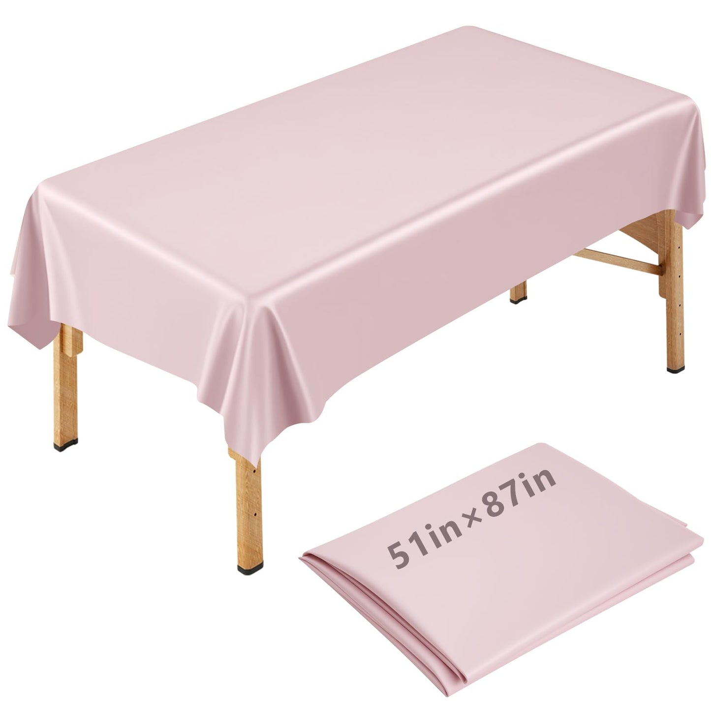 CroBlissful 87 x 51 Inch Massage Table Sheet Reusable Wax Mat Pad Waterproof PVC Waxing Mat for Esthetician Bed Oilproof Wax Bed Cover for Spa Beauty Tattoo Grafting Eyelash (Pink)