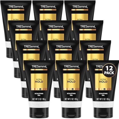 TRESemm? Sculpting Gel, Travel-Size, Extra Hold 12-Pack ? Professional-Quality Formula, 24H Frizz Control, 2 Oz Ea