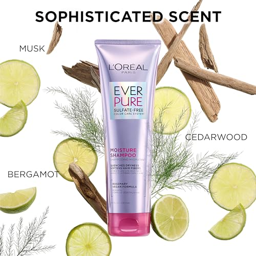 L'Oreal EverPure Moisture Shampoo, Conditioner and Leave In Spray Kit - Rosemary, Sulfate Free 6.8 fl oz