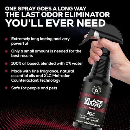Blaze Away Fresh Air Odor Eliminator Spray 16 Fl Oz - Pack of 1 - Natural & Long-Lasting