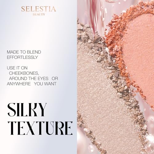 Powder Highlighter Makeup ? Divine V ? Radiant Glow for All Skin Tones, Easy-to-Apply, 0.53 oz