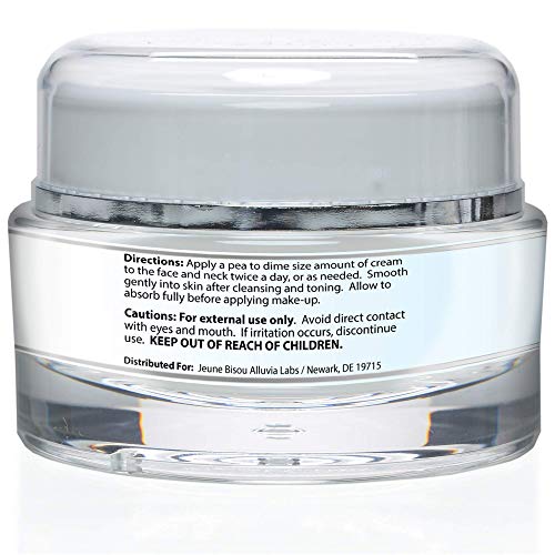 Jeune Bisou Alluvia Labs Auvela Brilliance SF Anti-Aging Wrinkle Cream - Moisturizer & Skin Protector