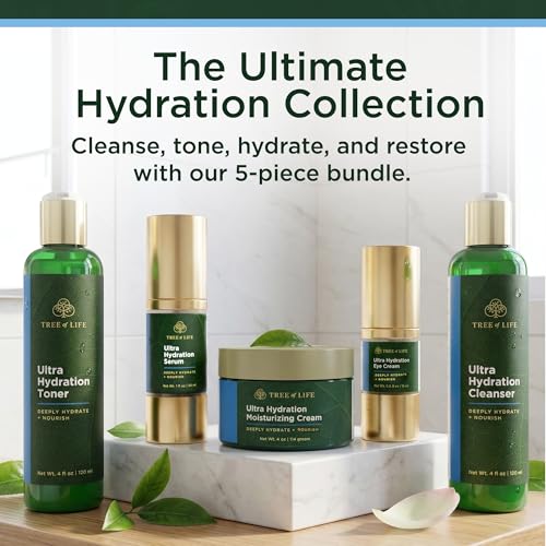 Tree of Life Ultra Hydration Skin Care Collection - 5 Piece Set - Ultimate Skin Care Set