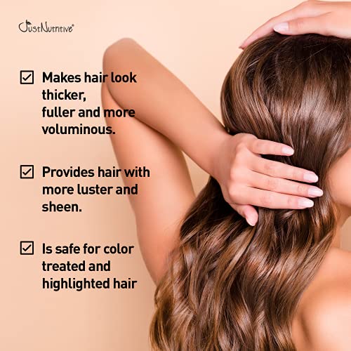 Just Nutritive Hair Loss Shampoo for Thinning Hair with Natural Botanicals, Sulfate-Free, 16 oz