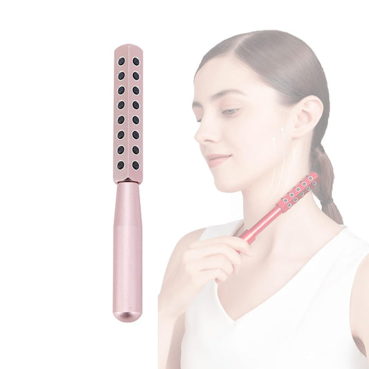 Elarique Glow Sculpting - Beauty Roller, 2025 New Uplift Facial Massaging Beauty Tool, Tourmaline Face Roller,Massage Face Tool, Cooling & Sculpting, Portable with Ergonomic Handle (B-1)