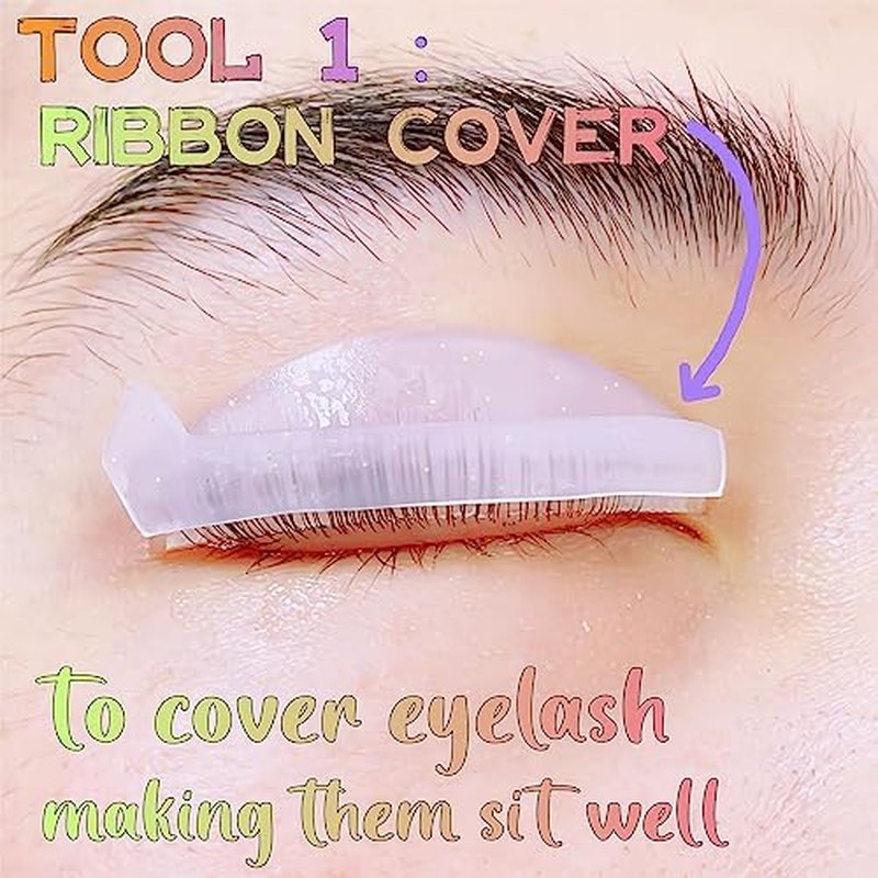 Lami Lash Lift Pad LM Curl Soft 6 Size Lifting Shield Eyelash Perming Rod Neon Lamination Roller Elastic Perm Rods With Ribbon Cover Silicone Eye Patch Y Brush Lash Lift Tools Lash Tips Won't Hit Eye
