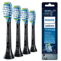 Philips Sonicare Premium Plaque Defence Replacement Brush Heads 4pk - Black, BrushSync Enabled HX9044/33