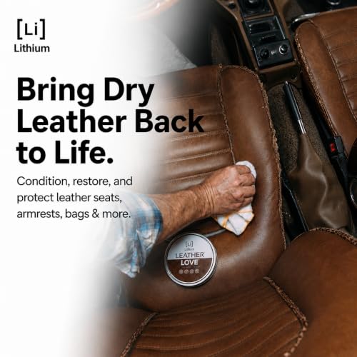 Leather Car Interior Cleaner & Conditioner - Hydrating, Restoring & Protecting - 8oz