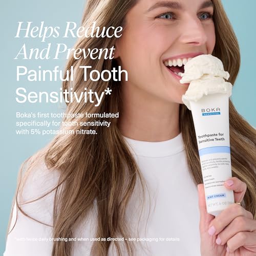 Sensitive Toothpaste 4oz Pack of 3 - Fluoride Free Nano Hydroxyapatite, Mint Coconut Flavor