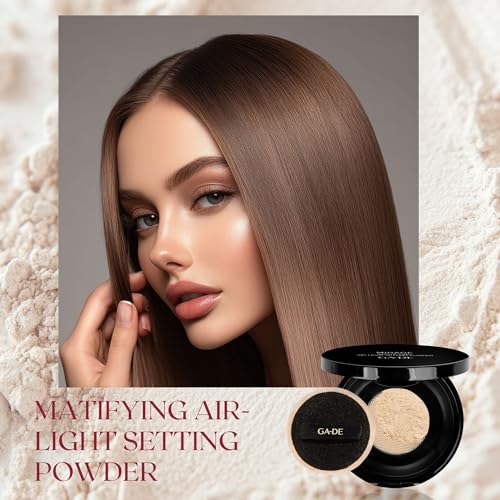 GA-DE Mirage Matifying Air-Light Loose Face Powder 0.7 oz - Shine-Free Makeup Setting