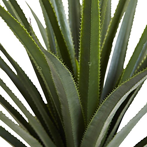 Artificial Spiked Agave Plant - 4 ft Home Decor Faux Plant with Nursery Pot