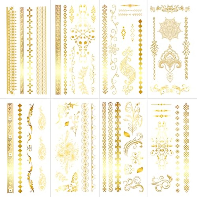 8 Sheets 200+ Valentine's Day Temporary Tattoos Valentines Day Party Decorations Love Xoxo Happy Galentines Day Stickers Party Favors Prizes Rewards