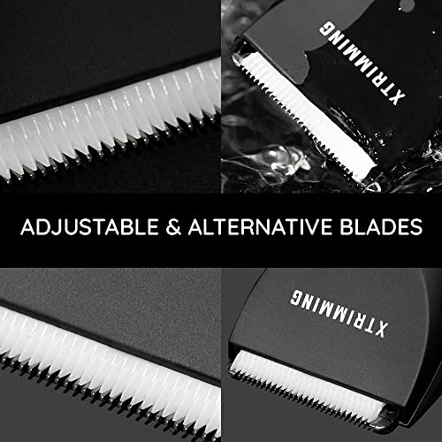 geegvv Body Hair Trimmer for Men, Body Shavers for Men, Mens Body Shaver, Mens Body Trimmer, Body and Balls Shaver, Personal Groomer for Men, Mens Shavers for Private Area