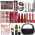 MISS ROSE M All In One Full Makeup Kit,Multipurpose Women's Makeup Sets,Beginners and Professionals Alike,Easy to Carry (Black)