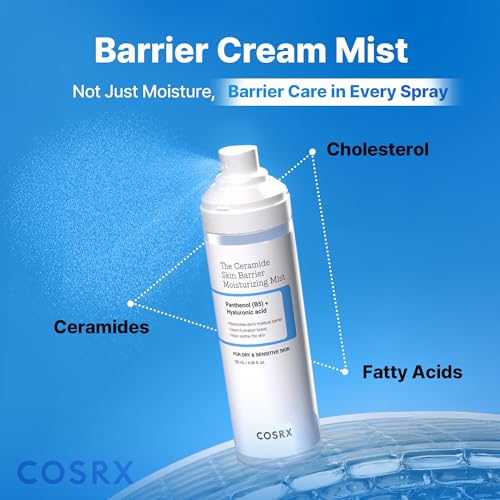 Hydrating Face Mist with Ceramides for Skin Barrier Support – 4.06 fl oz