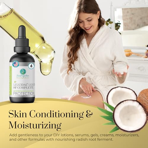 Leucidal Liquid SF Complete Natural Preservative for DIY Skincare 4 oz - Pack of 1
