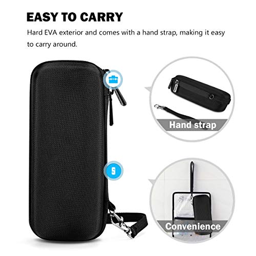 Hard Case for Mustache Trimmer 360 Qp2724 Qp2834 QP2520 QP2530 QP2620 Electric Shavers for Men, Shaving Electric Razor for Men Beard Trimmer for Mens, Replacement Blade, Charger, Travel Carry Bag