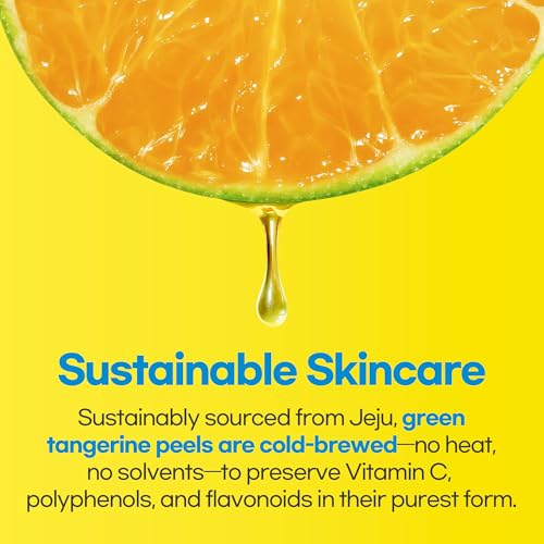 Vitamin C Foam Cleanser, Brightening Face Wash with Triple Vitamin C, Upcycled Green Tangerine, Ultra-Fine Micro Bubbles, 4.2oz
