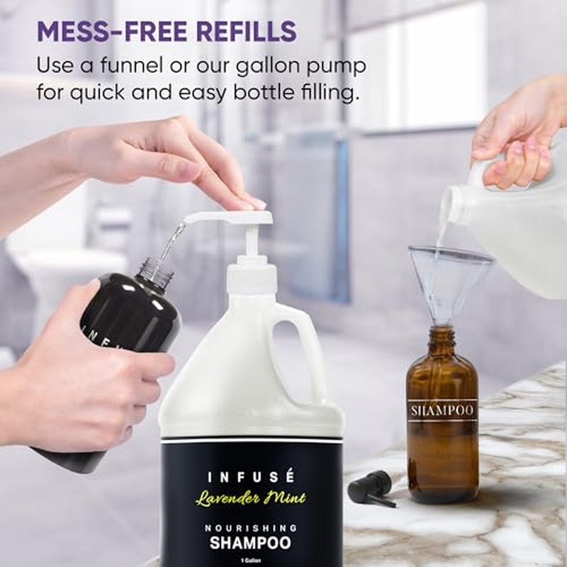 1-Shoppe All-in-Kit Infuse Lavender Mint Hotel | 1 Gallon | For Hospitality & Vacation Rentals to Refill Dispensers | (Single Gallon)