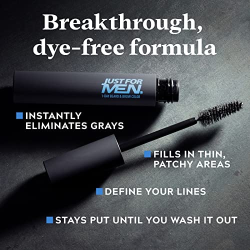 1-Day Beard & Brow Color Medium Brown Pack of 2 – Temporary Gray Cover & Fill-In