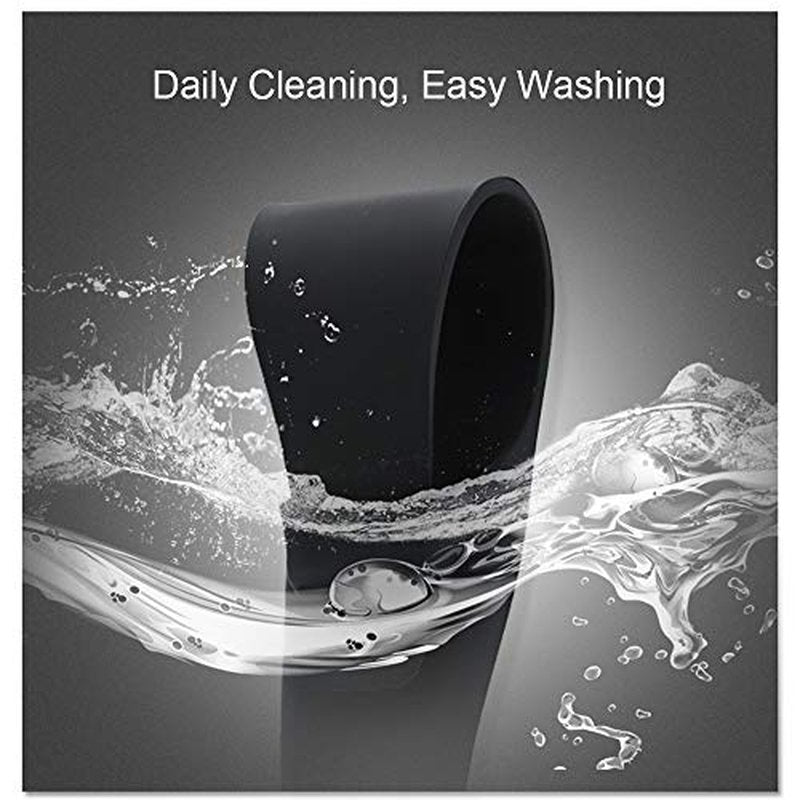 2-Pack Silicone Razor Case, Portable Soft Shaver Cover Bag Protector, Safety Waterproof Travel Razor Carrying Case (Blue+Grey)