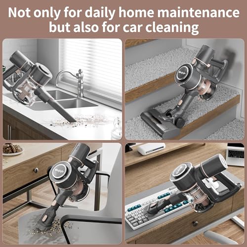 Cordless Stick Vacuum Cleaner with 23KPa Suction, Long Battery Life, Lightweight for Home & Pet Hair