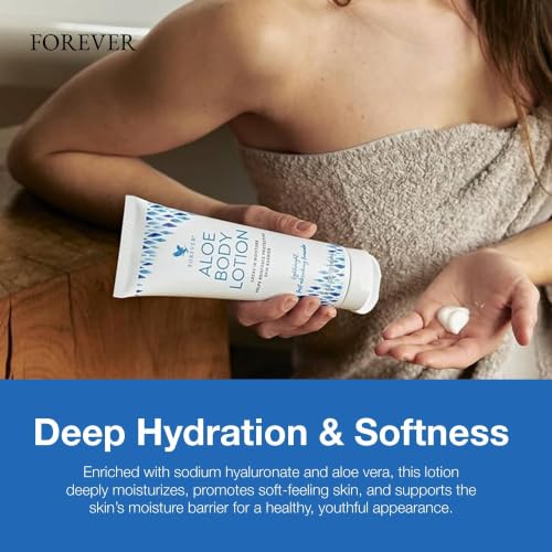 Forever Living Aloe Body Lotion – Daily Moisturizer with Hyaluronate, 8 fl oz