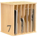 Wooden Baking Sheet & Tray Organizer for Cabinets - Multi-Layer Kitchen Storage