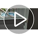 White Motorized Blinds with Remote Control - No Drill, Smart Roller Shades 34.5"W x 72"H